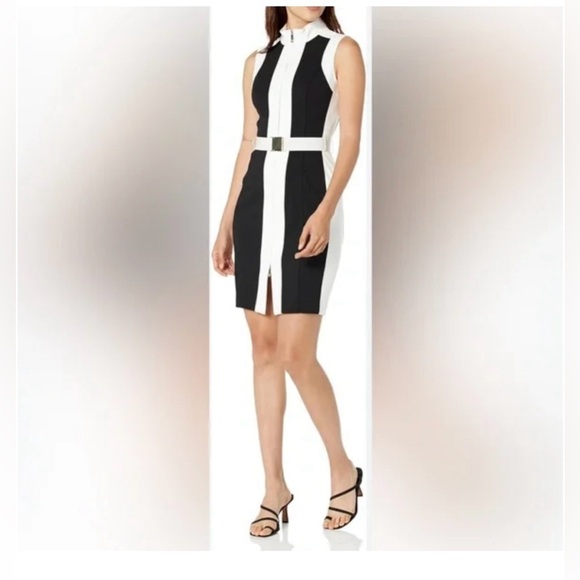 Tommy Hilfiger Dresses & Skirts - NWT Tommy Hilfiger
Colorblocked Belted Sheath Dress
